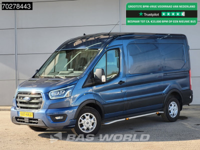 Ford Transit 185pk Automaat L3H2 Limited Edition Xenon Navi Airco Cruise 10 Scherm Camera Parkeersensoren L3 10m3 Airco Cruise control