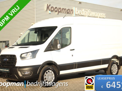 Ford Transit 350 2.0TDCI 165pk L3H2 Trend RWD | Automaat | 3500kg trekgewicht | Standkachel | Camera | Cruise | Lease 645,- p/m