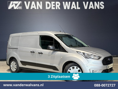 Ford Transit Connect 1.5 EcoBlue L2H1 Euro6 Airco | 3-Zits | Camera | Navigatie | Trekhaak | Verwarmde voorruit Parkeersensoren, Bijrijdersbank