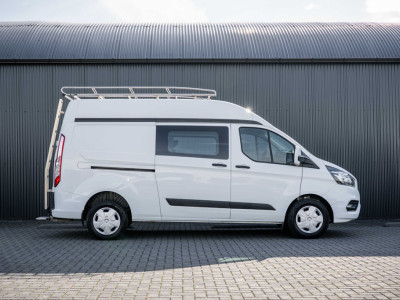 Ford Transit Custom 2.0 EcoBlue | L2H2 | Dubbele Cabine | Cruise | 1e Eigenaar | PDC | Stoelverw. | Airco | Trekhaak | Imperiaal foto 6
