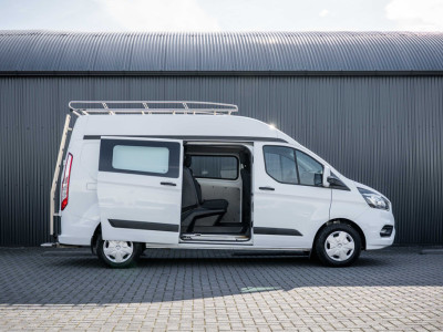 Ford Transit Custom 2.0 EcoBlue | L2H2 | Dubbele Cabine | Cruise | 1e Eigenaar | PDC | Stoelverw. | Airco | Trekhaak | Imperiaal foto 7