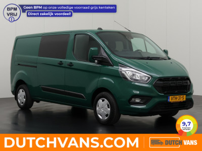Ford Transit Custom 2.0TDCI 130PK Automaat Dubbele Cabine Lang Limited | Multimedia | Camers | 6-Persoons | Airco | Cruise