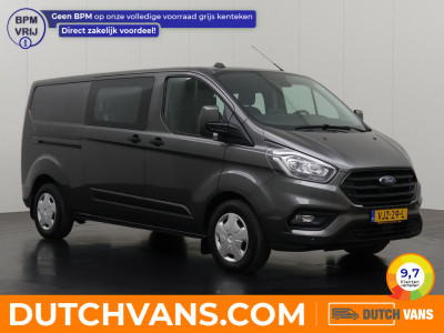 Ford Transit Custom 2.0TDCI 130PK Automaat Limited Dubbele Cabine | 6-Persoons | Navigatie | Multimedia | Airco | Cruise | Trekhaak