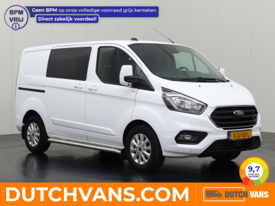 Ford Transit Custom 2.0TDCI 130PK Automaat Limited | Navigatie | Camera | Multimedia | 3-Zits | Airco | Cruise | Trekhaak
