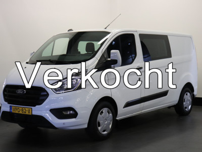 Ford Transit Custom 2.0 TDCI 130PK L2 Dubbele Cabine EURO 6 - Airco - Navi - Cruise - Trekhaak - â¬ 18.950,- Excl.