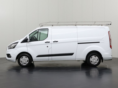 Ford Transit Custom 2.0TDCI 130PK Lang | 2xSchuifdeur | Imperiaal | Trekhaak | Multimedia | Camera | Airco | Cruise | 3-Zits foto 12