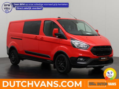 Ford Transit Custom 2.0TDCI 130PK Lang Dubbele Cabine Trail | Leder | Navigatie | Camera | Trekhaak | Led | 6-Persoons