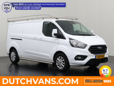 Ford Transit Custom 2.0TDCI 130PK Lang Limited | Imperiaal | Trekhaak | Navigatie | Camera | Multimedia | Airco | Cruise | 3-Zits | Betimmering