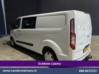 Ford Transit Custom 2.0 TDCI 130pk Automaat L2H1 Dubbele cabine Euro6 Airco | 5-Zits | Camera | Navigatie | Cruisecontrol | Stoelverwarming Apple Carplay, Trekhaak, Parkeersensoren, Achterklep foto 14