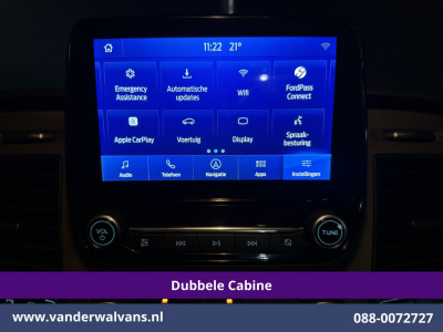Ford Transit Custom 2.0 TDCI 130pk Automaat L2H1 Dubbele cabine Euro6 Airco | 5-Zits | Camera | Navigatie | Cruisecontrol | Stoelverwarming Apple Carplay, Trekhaak, Parkeersensoren, Achterklep foto 8