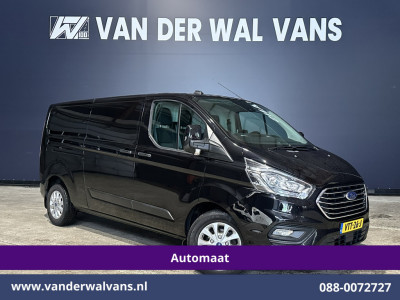 Ford Transit Custom 2.0 TDCI 130pk Automaat L2H1 Euro6 Airco | 2x zijdeur | Camera | LED | Apple Carplay | Cruisecontrol Verwarmde voorruit, LM velgen, Parkeersensoren, Bijrijdersbank