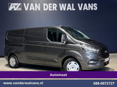 Ford Transit Custom 2.0 TDCI 130pk Automaat L2H1 Euro6 Airco | Apple Carplay | Android Auto | Cruisecontrol Parkeersensoren, verwarmde voorruit, bijrijdersbank, LED