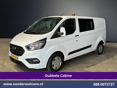 Ford Transit Custom 2.0 TDCI 130pk L2H1 Dubbele Cabine Euro6 Airco | 5-Zits | Camera | LED | Cruisecontrol, Trekhaak, Stoelverwarming, Verwarmde voorruit, Parkeersensoren, tachograaf foto 9