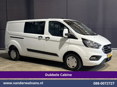 Ford Transit Custom 2.0 TDCI 130pk L2H1 Dubbele Cabine Euro6 Airco | 6-Zits | Apple Carplay | LED | Cruisecontrol 2800kg trekhaak, Stoelverwarming, Verwarmde voorruit, Parkeersensoren 10