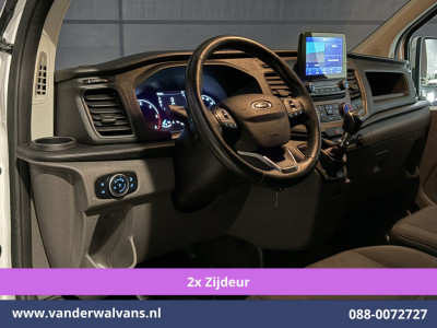 Ford Transit Custom 2.0 TDCI 130pk L2H1 Euro6 Airco | 2x zijdeur | Camera | Navigatie | LED | Cruisecontrol | 2800kg Trekhaak Android Auto, Parkeersensoren, Verwarmde voorruit, Bijrijdersbank, Achterklep 16