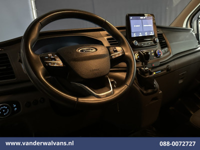 Ford Transit Custom 2.0 TDCI 130pk L2H1 Euro6 Airco | Camera | LED | Apple Carplay | Omvormer | 2800kg Trekhaak Cruisecontrol, Stoelverwarming, Verwarmde voorruit, Parkeersensoren, Bijrijdersbank 3905