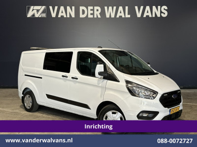 Ford Transit Custom 2.0 TDCI 130pk L2H1 Inrichting Euro6 Airco | Camera | 2800kg Trekhaak | LED | Cruisecontrol Stoelverwarming, Verwarmde voorruit, Parkeersensoren, Achterklep