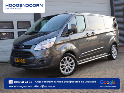 Ford Transit Custom 2.0 TDCI 131pk Automaat DC 5 Pers. - Euro 6 - Camera - Cruise - Trekhaak