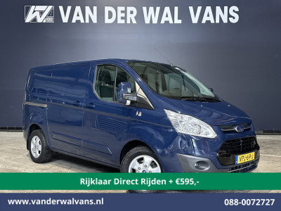 Ford Transit Custom 2.0 TDCI 131pk Automaat L1H1 Euro6 *Rijklaar Direct Rijden* Airco | Camera | Navigatie | Cruisecontrol 2x Zijdeur, LM velgen, Verwarmde voorruit, Parkeersensoren, Bijrijdersbank