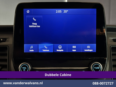 Ford Transit Custom 2.0 TDCI 131pk Automaat L2H1 Dubbele Cabine Euro6 Airco | 5-zits | Camera | Navigatie LED, Cruiscontrol, Stoelverwarming, Verwarmde Voorruit, Parkeersensoren foto 19