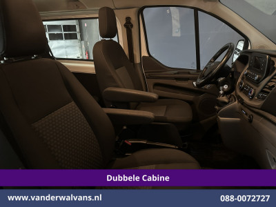 Ford Transit Custom 2.0 TDCI 131pk L2H1 Dubbele Cabine Inrichting Euro6 Airco | 5-Zits | Camera | Cruisecontrol | LED Parkeersensoren, Stoelverwarming, Achterklep, Dakdragers, 2800kg trekvermogen foto 8
