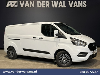 Ford Transit Custom 2.0 TDCI 131pk L2H1 Euro6 Airco | 2800kg Trekhaak | Apple Carplay | LED | Cruisecontrol Android Auto, Verwarmde voorruit, Stoelverwarming, Parkeersensoren, Bijrijdersbank