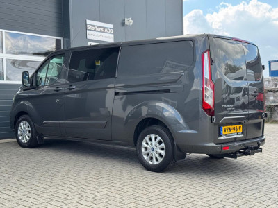 Ford Transit Custom 2.0 TDCI 131pk L2H1 Limited DC | D-RIEM NIEUW! | 2x SCHUIF | Navi | Camera | Raptor | CarPlay | Trekhaak | 5-p foto 12