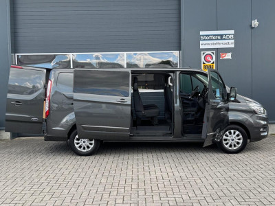 Ford Transit Custom 2.0 TDCI 131pk L2H1 Limited DC | D-RIEM NIEUW! | 2x SCHUIF | Navi | Camera | Raptor | CarPlay | Trekhaak | 5-p foto 2