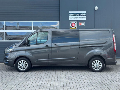 Ford Transit Custom 2.0 TDCI 131pk L2H1 Limited DC | D-RIEM NIEUW! | 2x SCHUIF | Navi | Camera | Raptor | CarPlay | Trekhaak | 5-p foto 4