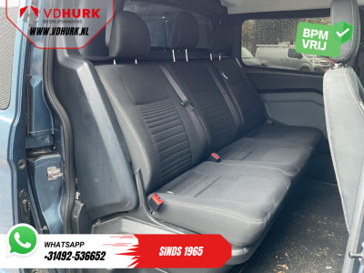 Ford Transit Custom 2.0 TDCI 170 pk Aut. L2 Limited DC Dubbel Cabine MARGE Bi-Xenon/ 2x schuifdeur/ Adapt.Cruise/ Stoelverw./ Carplay/ Navi/ Camera/ LMV/ PDC/ Airco foto 10