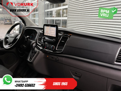 Ford Transit Custom 2.0 TDCI 170 pk Aut. L2 Limited DC Dubbel Cabine MARGE Bi-Xenon/ 2x schuifdeur/ Adapt.Cruise/ Stoelverw./ Carplay/ Navi/ Camera/ LMV/ PDC/ Airco foto 11