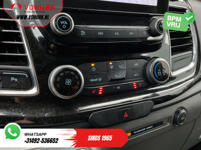 Ford Transit Custom 2.0 TDCI 170 pk Aut. L2 Limited DC Dubbel Cabine MARGE Bi-Xenon/ 2x schuifdeur/ Adapt.Cruise/ Stoelverw./ Carplay/ Navi/ Camera/ LMV/ PDC/ Airco foto 16