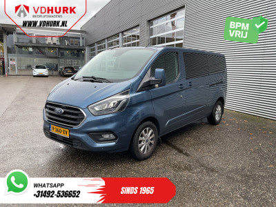 Ford Transit Custom 2.0 TDCI 170 pk Aut. L2 Limited DC Dubbel Cabine MARGE Bi-Xenon/ 2x schuifdeur/ Adapt.Cruise/ Stoelverw./ Carplay/ Navi/ Camera/ LMV/ PDC/ Airco foto 18