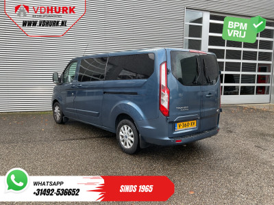 Ford Transit Custom 2.0 TDCI 170 pk Aut. L2 Limited DC Dubbel Cabine MARGE Bi-Xenon/ 2x schuifdeur/ Adapt.Cruise/ Stoelverw./ Carplay/ Navi/ Camera/ LMV/ PDC/ Airco foto 2