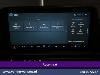 Ford Transit Custom 2.0 TDCI 170pk Automaat L2H1 Euro6 Airco | Camera | Apple Carplay | LED | Cruisecontrol Android Auto, Verwarmde voorruit, Stoelverwarming, Parkeersensoren, Bijrijdersbank foto 7
