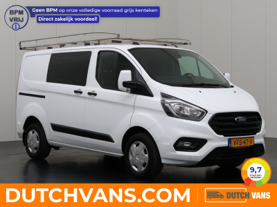 Ford Transit Custom 2.0TDCI Imperiaal | Trekhaak | Multimedia | Kastinrichting | Navigatie | Airco | Cruise | 3-Persoons