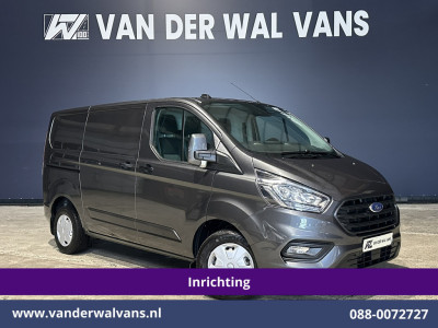 Ford Transit Custom 2.0 TDCI L1H1 Inrichting Euro6 Airco | Camera | LED | Cruisecontrol | Verwarmde voorruit Parkeersensoren, Bijrijdersbank