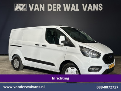 Ford Transit Custom 2.0 TDCI L1H1 inrichting Euro6 Airco | Camera | Apple Carplay | Android Auto | LED 2500kg Trekhaak, Cruiscontrol, Verwarmde Voorruit, Bijrijdersbank, Parkeersensoren