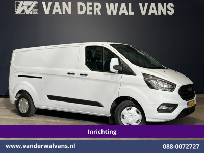 Ford Transit Custom 2.0 TDCI L2H1 Euro6 Airco | Navigatie | Camera | LED | Cruisecontrol | Android Auto Parkeersensoren, Verwarmde voorruit, Stoelverwarming, Bijrijdersbank, 2800kg trekvermogen
