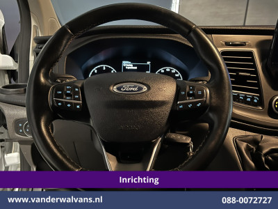 Ford Transit Custom 2.0 TDCI L2H1 Euro6 Airco | Navigatie | Camera | LED | Cruisecontrol | Android Auto Parkeersensoren, Verwarmde voorruit, Stoelverwarming, Bijrijdersbank, 2800kg trekvermogen foto 5