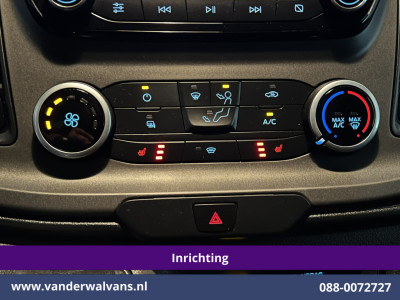 Ford Transit Custom 2.0 TDCI L2H1 Euro6 Airco | Navigatie | Camera | LED | Cruisecontrol | Android Auto Parkeersensoren, Verwarmde voorruit, Stoelverwarming, Bijrijdersbank, 2800kg trekvermogen foto 8