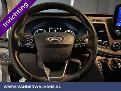 Ford Transit Custom 2.0 TDCI L2H1 Inrichting Euro6 Airco | Navigatie | Camera | LED | Cruisecontrol Parkeersensoren, Verwarmde voorruit, Stoelverwarming, Bijrijdersbank, 2800kg trekvermogen foto 5
