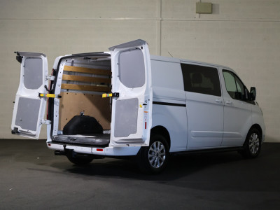 Ford Transit Custom 2.0 TDCI L2H1 Limited DC Automaat Airco Trekhaak foto 8