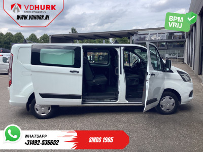 Ford Transit Custom 2.0 TDCI L2 Trend DC Dubbel Cabine BPM VRIJ! NL Auto/ Stoelverw./ Carplay/ 2.7t Trekverm./ Navi/ PDC/ Cruise foto 6
