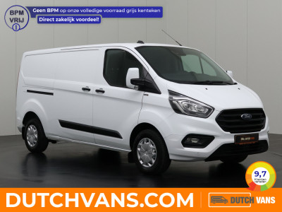 Ford Transit Custom 2.0TDCi 130PK Lang Achterdeuren | Airco | Cruise | 3-Persoons | Betimmering