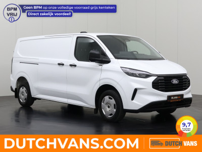 Ford Transit Custom 2.0TDCi 136PK Lang Digital | Leder | Multimedia | Camera | 3-Zits | Airco | Cruise | Betimmering