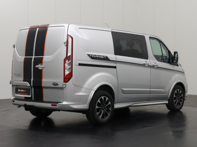 Ford Transit Custom 2.0TDCi 185PK Automaat Sport Dubbele Cabine | 2xSchuifdeur | Navigatie | Camera | Multimedia | Airco | Cruise | Trekhaak foto 2