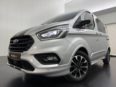 Ford Transit Custom 2.0TDCi 185PK Automaat Sport Dubbele Cabine | 2xSchuifdeur | Navigatie | Camera | Multimedia | Airco | Cruise | Trekhaak foto 3