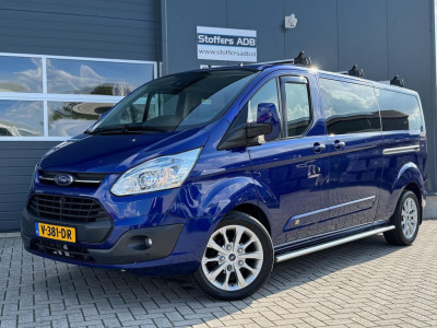 Ford Transit Custom 2.2 TDCI L2H1 Anniversary Edition DC | 2 x SCHUIF | Trekhaak | Leder | Navi | Camera | DAB-radio | 1e Eigenaar