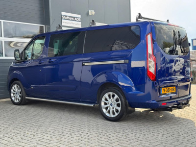 Ford Transit Custom 2.2 TDCI L2H1 Anniversary Edition DC | 2 x SCHUIF | Trekhaak | Leder | Navi | Camera | DAB-radio | 1e Eigenaar foto 2